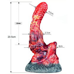 MONSTERED Gode Dragon SQUAREL 14 x 5.2cm